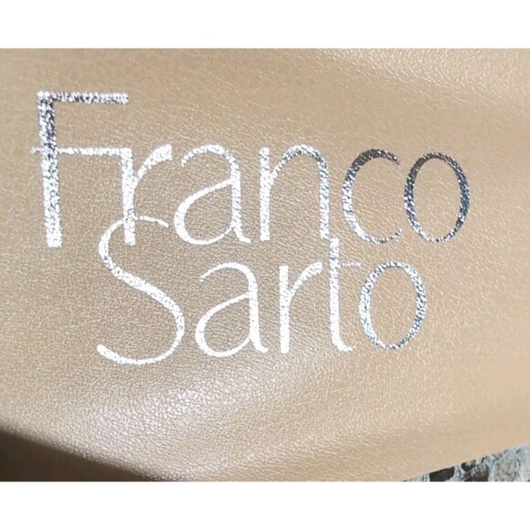 Franco Sarto Snakeskin Women's Heels size 9.5 With 2 Inch Block Heels - Picture 8 of 10